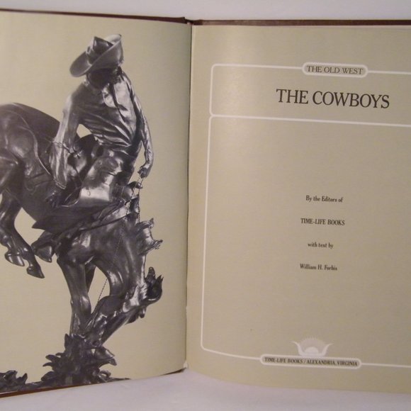 Time Life The Cowboys Leatherette Hardcover Book - Picture 2 of 3